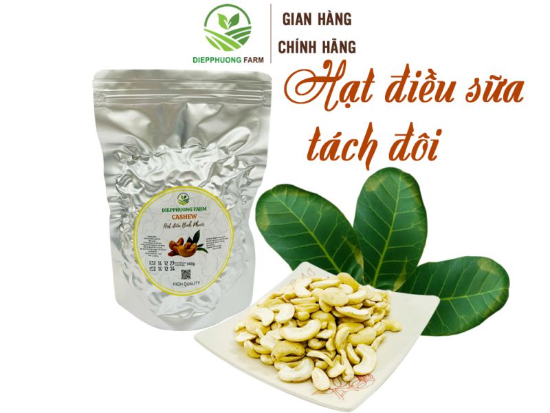 Hạt điều tách đôi
