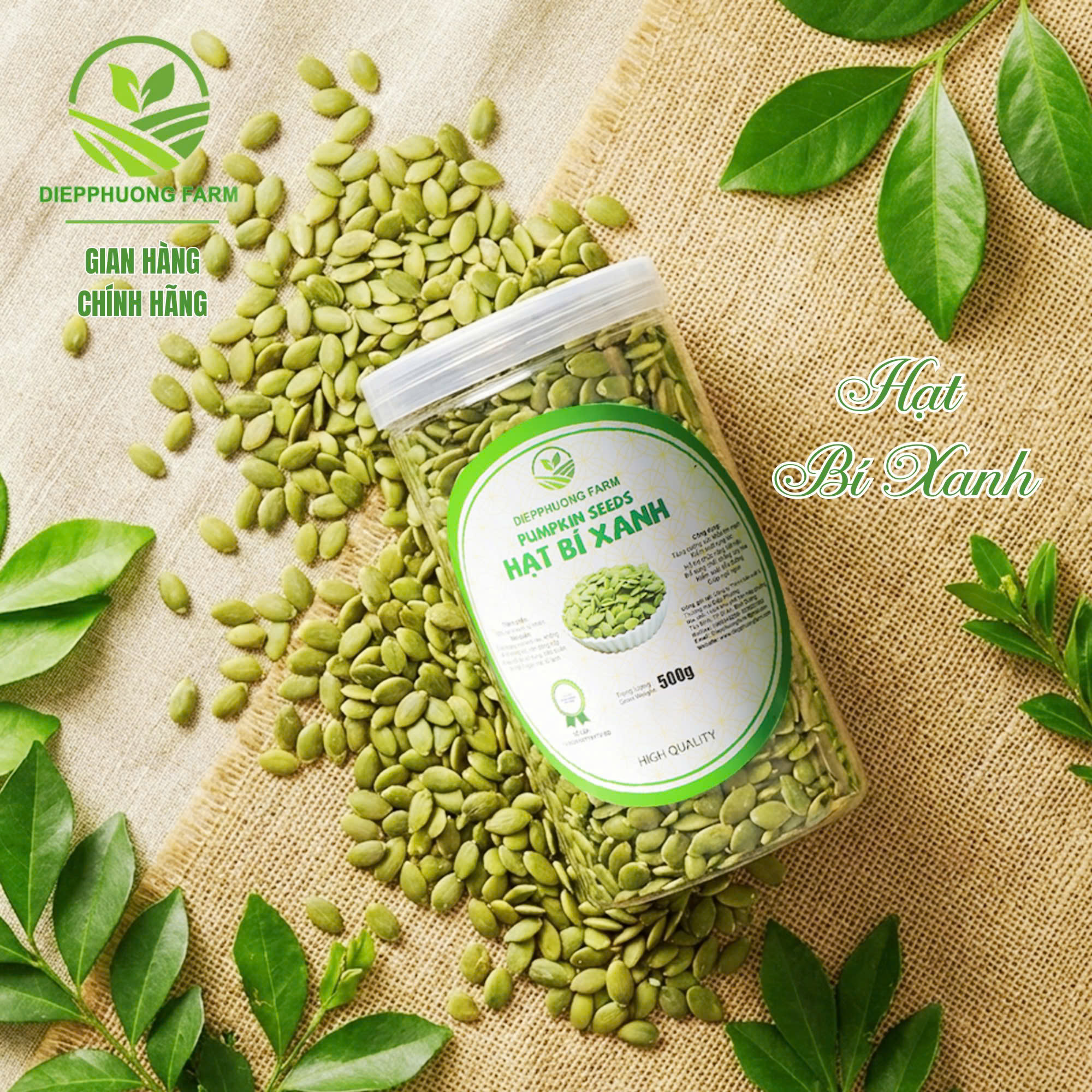 Hạt bí đã tách vỏ