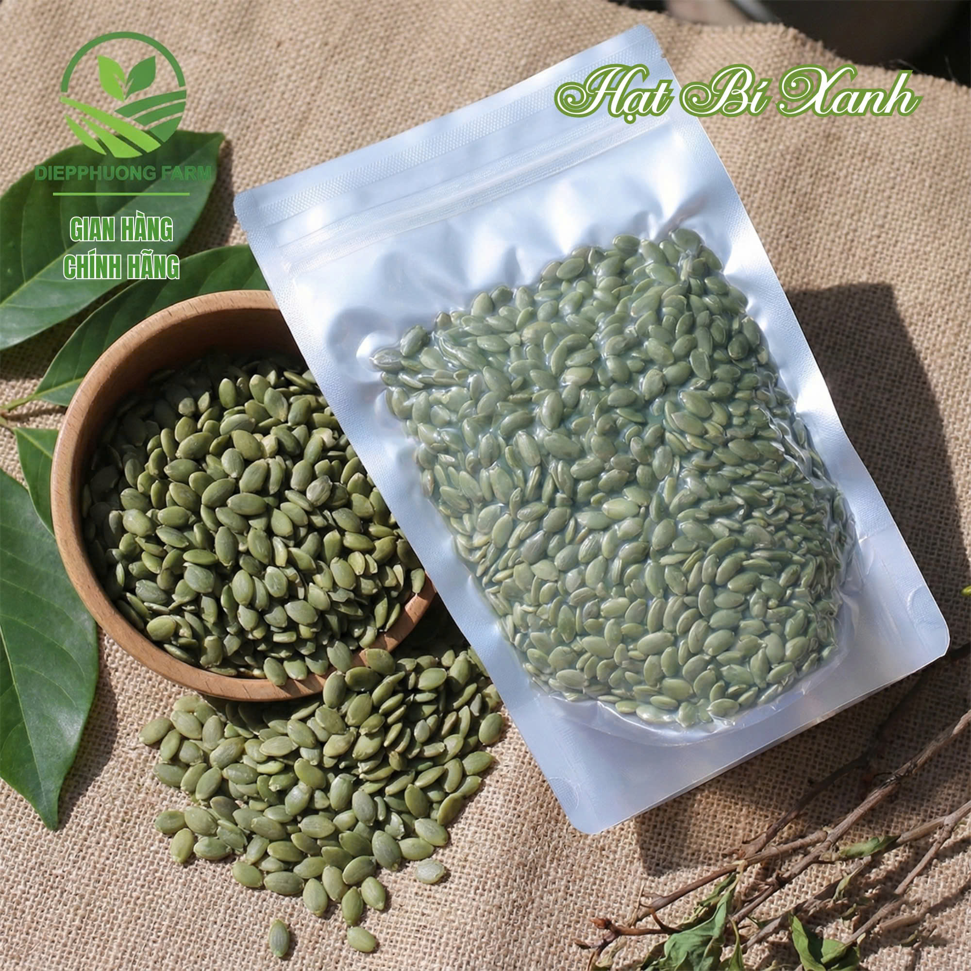 Hạt bí đã tách vỏ